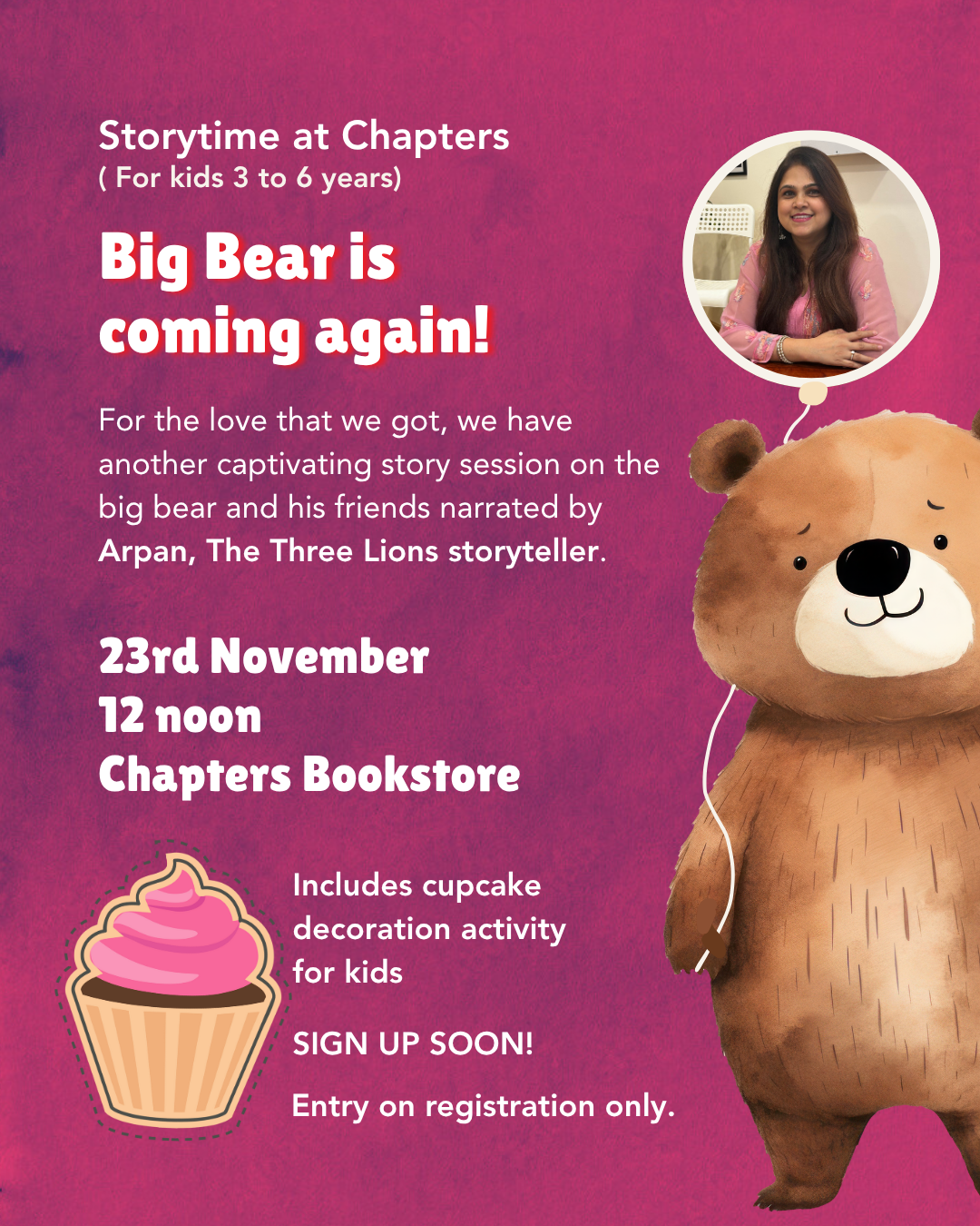 Big Bear is Coming Again | Storytime for kids (3 to 6 years)