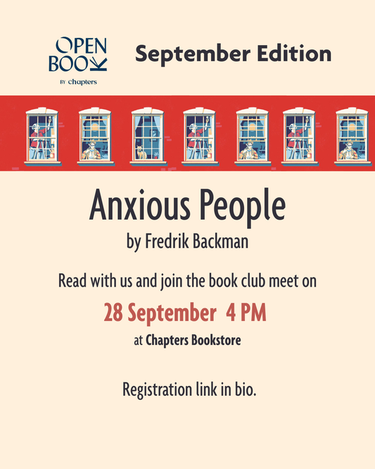 Open Book Club | September 2025 | Anxious People