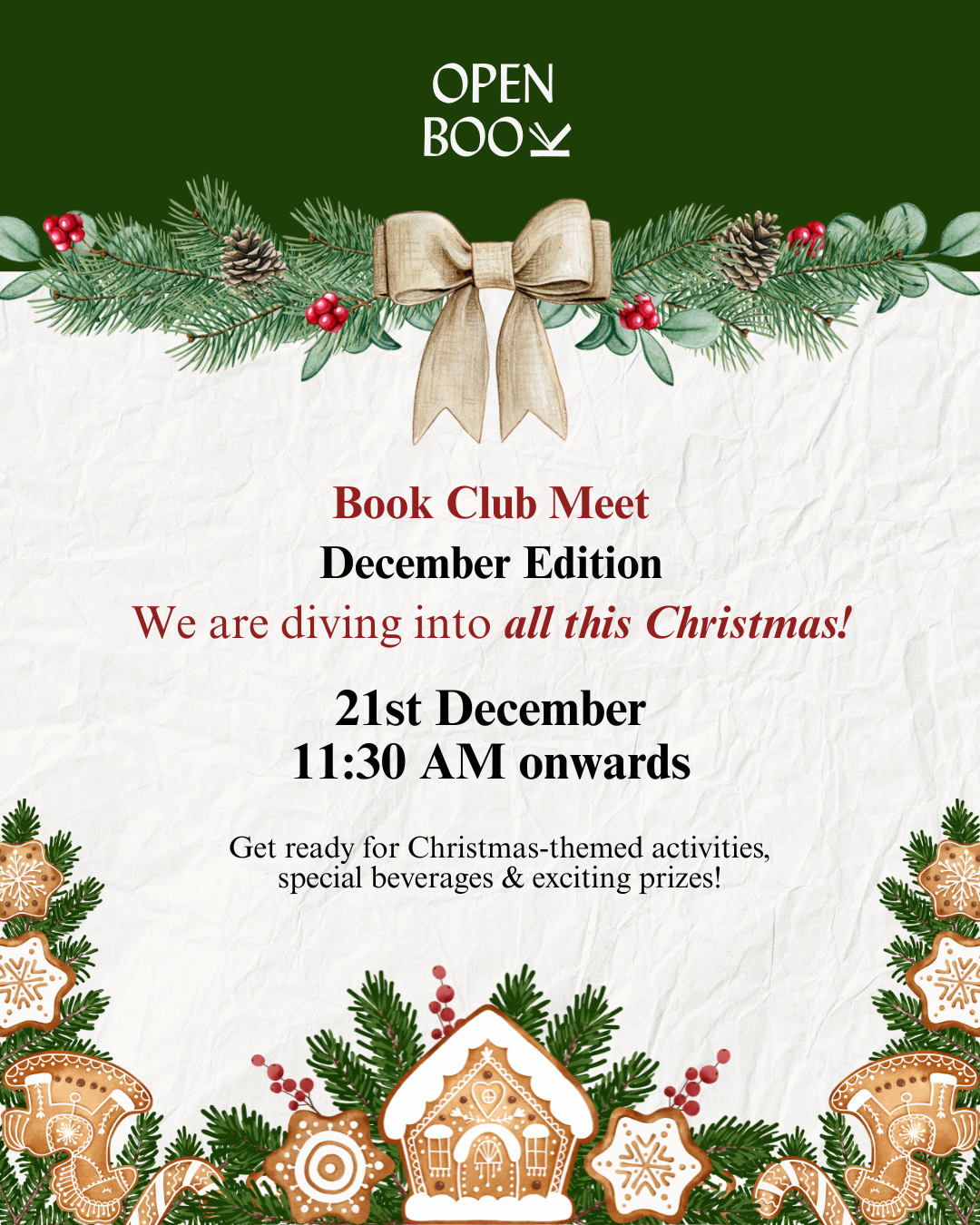 Open Book Club Meet | Dec'25 Christmas Edition